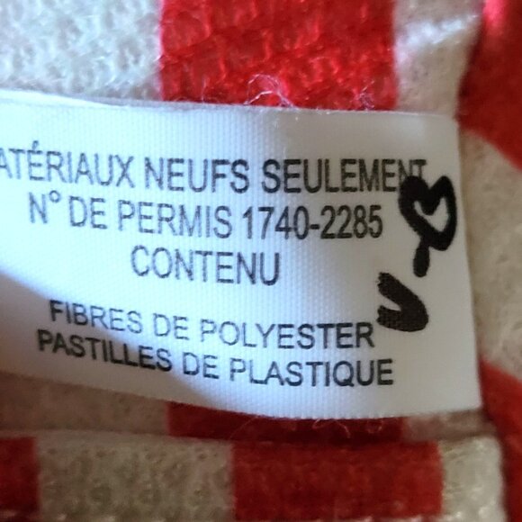 Vintage Hallmark Plush Mouse ‘Twas The Night Before Christmas Striped Red PJs St - Picture 6 of 9